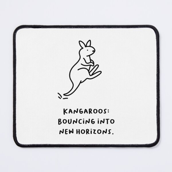 Item preview, "Kangaroos: Bouncing Into New Horizons." designed and sold by RM-Journey.