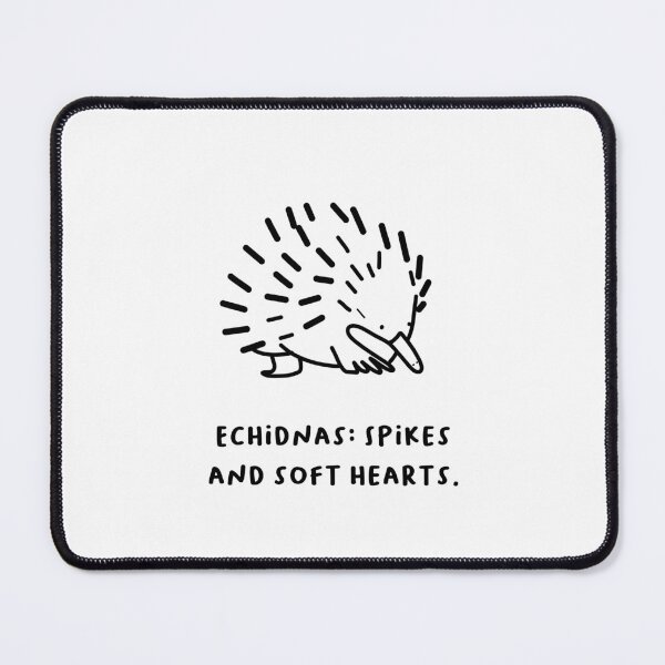 Item preview, "Echidnas: Spikes and Soft Hearts." designed and sold by RM-Journey.