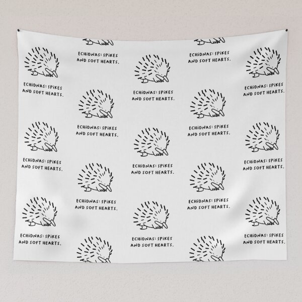 Item preview, "Echidnas: Spikes and Soft Hearts." designed and sold by RM-Journey.