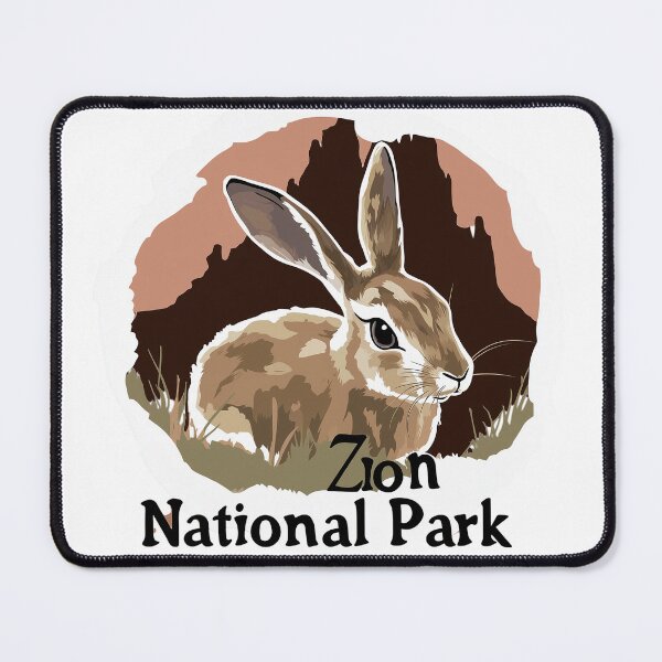 Item preview, Cartoon Zion National Park With Bunny designed and sold by FireRanger20.