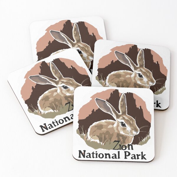 Item preview, Cartoon Zion National Park With Bunny designed and sold by FireRanger20.