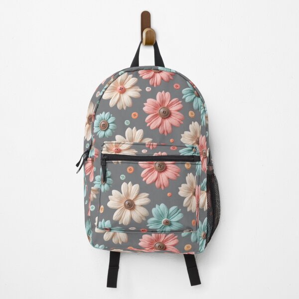 Item preview, Vintage Button Flower Pattern – Soft Pastel Aesthetic Design designed and sold by DigitalTouchArt Store.