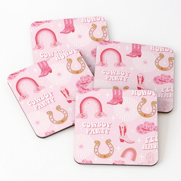 Item preview, Pink Cowgirl Pattern, Cowboy Boots Cowboy hats  designed and sold by CEB1700.