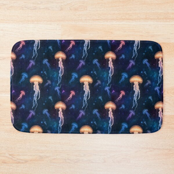 Item preview, Starlit Drift: Ethereal Jellyfish in a Cosmic Sea designed and sold by SeanOsShirts.