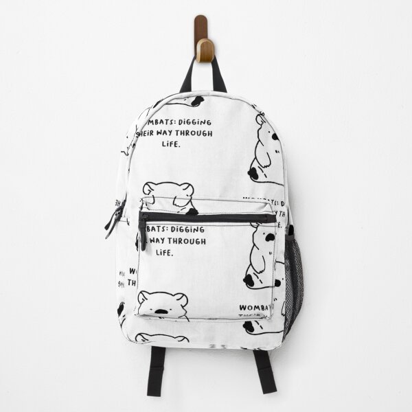 Item preview, "Wombats: Digging Their Way Through Life." designed and sold by RM-Journey.