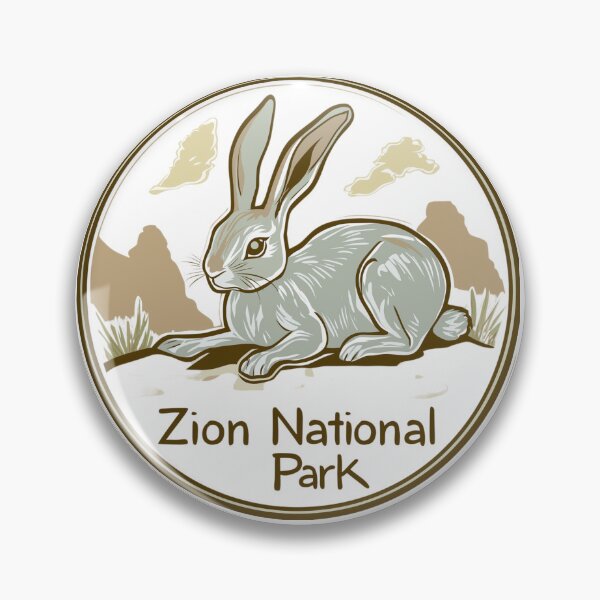 Item preview, Cartoon Zion National Park With Bunny designed and sold by FireRanger20.