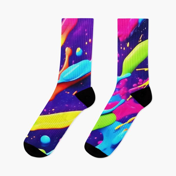 Item preview, Colorful Chaos in Abstract Splatter designed and sold by Health And Fitness Posts e-Store.