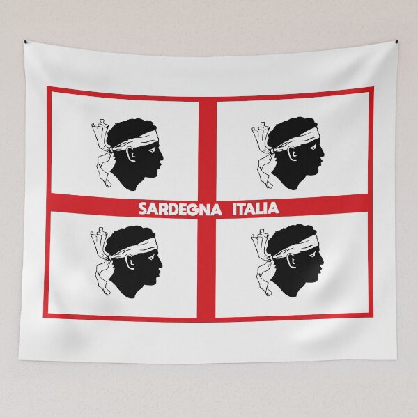 Item preview, Sardegna Bandiera - 4 Mori classica - Sardinia flag Italy designed and sold by miskaralise.