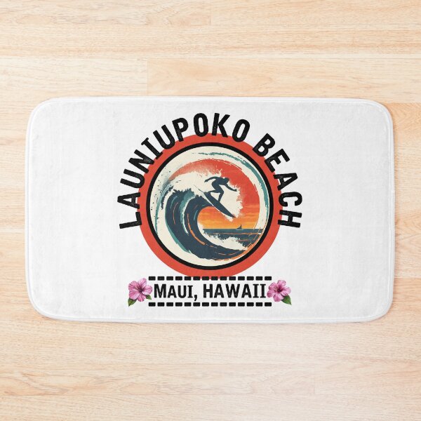 Item preview, Launiupoko Beach - Maui Hawaii (with Black Lettering) designed and sold by VelvetRoom.