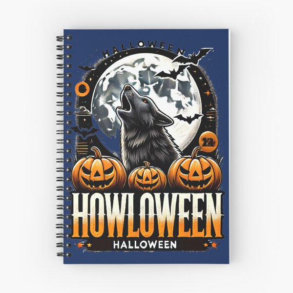 Item preview, Howloween Wolf Howling Under the Halloween  Moon designed and sold by leyfinder.