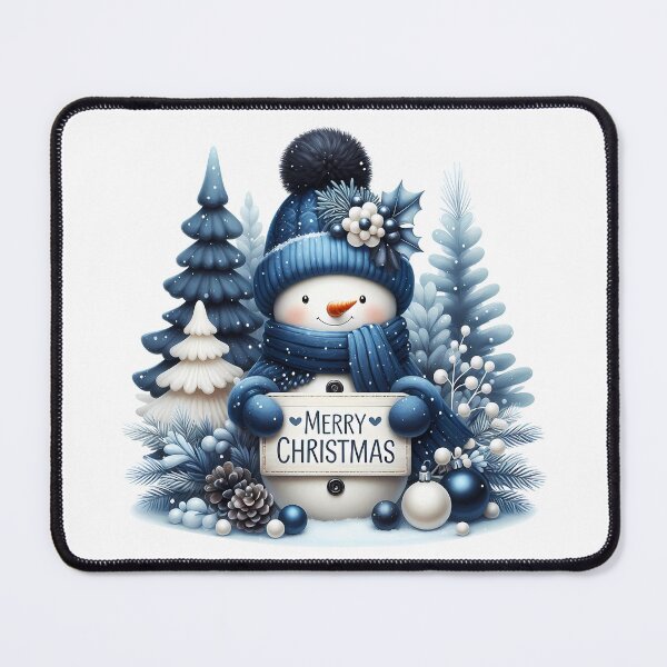 Item preview, Merry Christmas Snowman/Snowgirl designed and sold by MellowManatees.