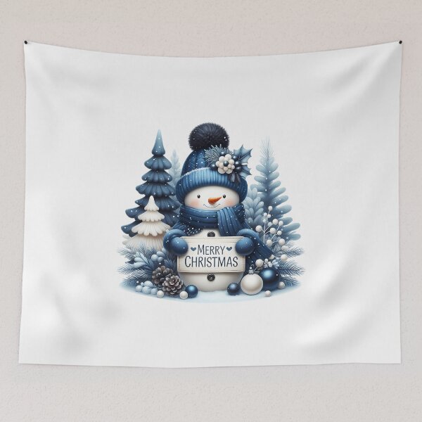 Item preview, Merry Christmas Snowman/Snowgirl designed and sold by MellowManatees.