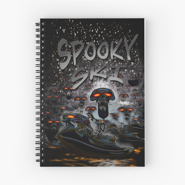 Item preview, Spooky Ski skull jetski riders designed and sold by TwoMadCYA.