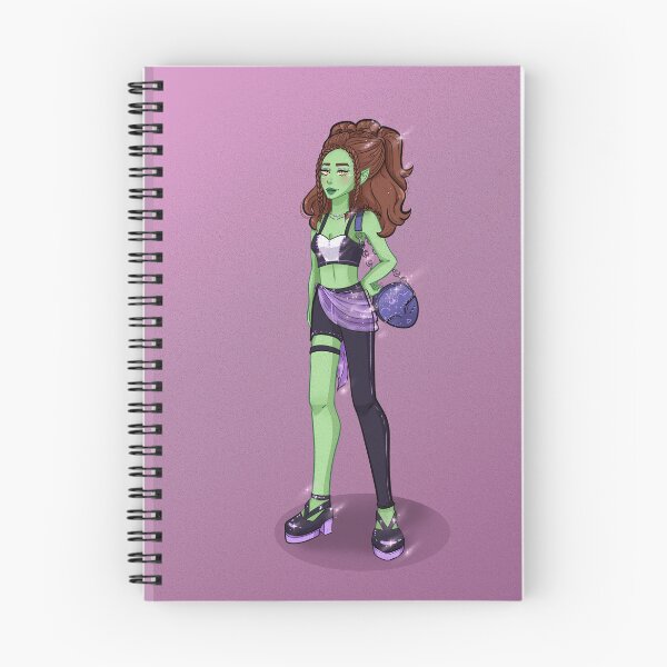 Item preview, Green, Halloween babe anime cartoon girl  designed and sold by Hardsara.