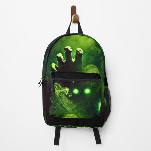 Item preview, Eerie Green Ghostly Eyes in Fog Halloween Art designed and sold by DiySystem.