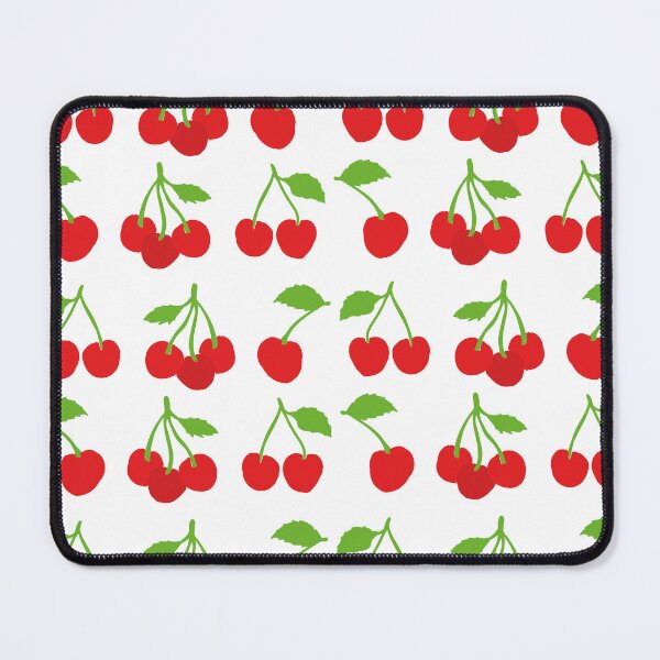 Item preview, cherry black line drawn on a white background. Vector drawing of fruits. Abstract stains. Colorful cherryies. designed and sold by melektesla.