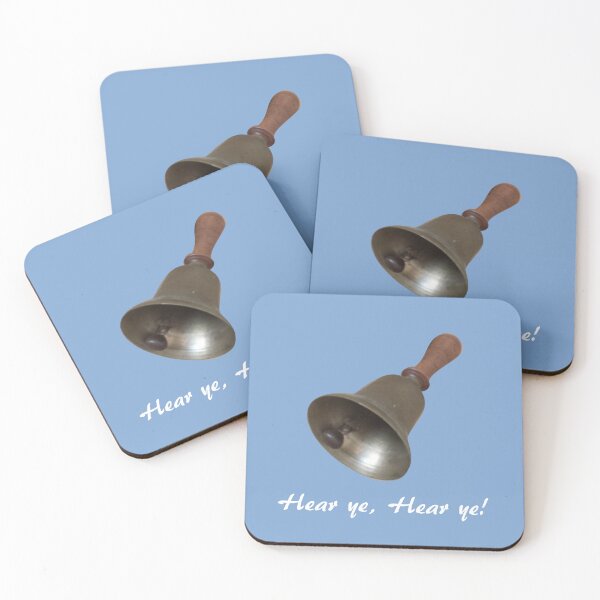 Item preview, Antique Bells and Copper Kettles on Soft Sky Blue designed and sold by Art in My Loft.