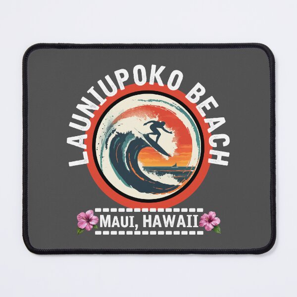 Item preview, Launiupoko Beach - Maui Hawaii (with White Lettering) designed and sold by VelvetRoom.
