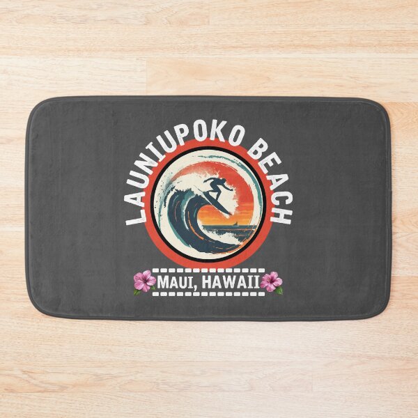Item preview, Launiupoko Beach - Maui Hawaii (with White Lettering) designed and sold by VelvetRoom.