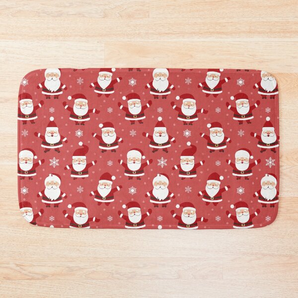 Item preview, Retro Christmas Santa Pattern designed and sold by ArtFactoryAI.