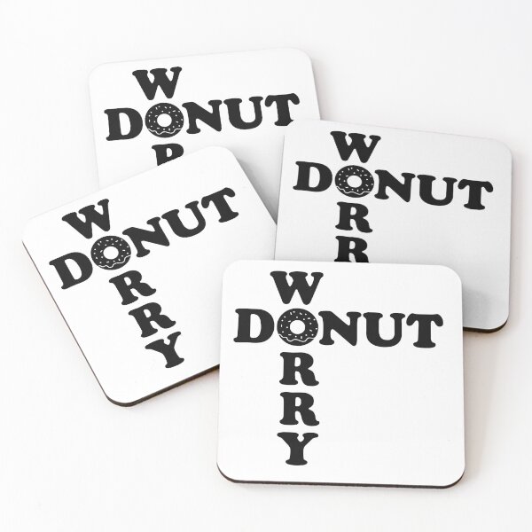 Item preview, Donut Worry Cute Pun Sweet & Funny Illustration for Gifts designed and sold by ilyanadesign.