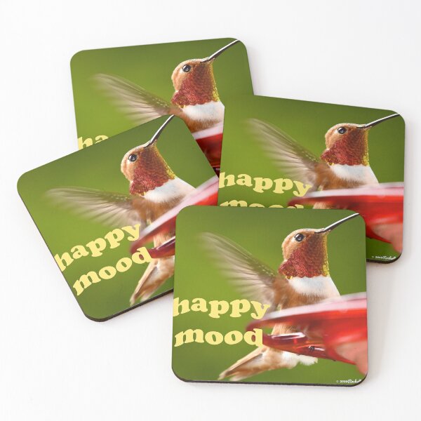 Item preview, Beautiful Hummingbird with Wings Out in Happy Mood! designed and sold by Yogibear & Rachelle .
