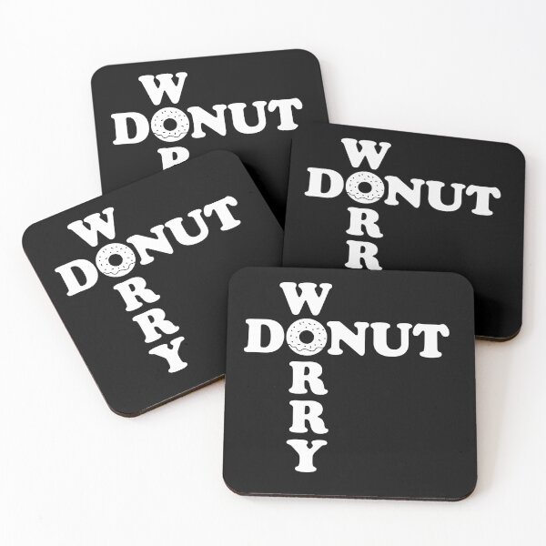Item preview, Donut Worry Cute Pun Sweet & Funny Illustration for Gifts designed and sold by ilyanadesign.