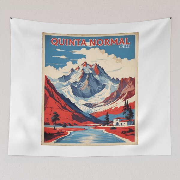 Item preview, Quinta Normal Chile Retro Vintage Poster Tourism  designed and sold by TravelersGems.