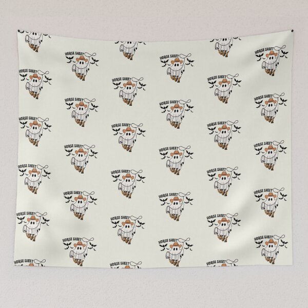 Item preview, This Is Some Horse Sheet Halloween Bats Western Rodeo T-Shirt designed and sold by SunfullyYours.