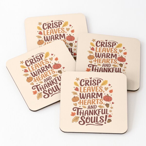 Item preview, Crisp Leaves, Warm Hearts, Thankful Souls designed and sold by UpliftSoul.