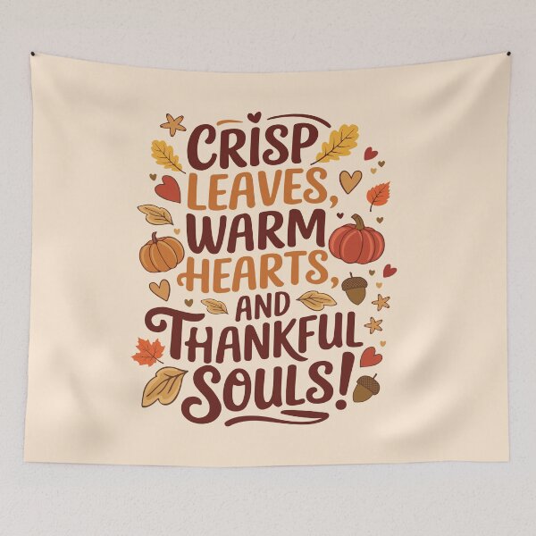 Item preview, Crisp Leaves, Warm Hearts, Thankful Souls designed and sold by UpliftSoul.