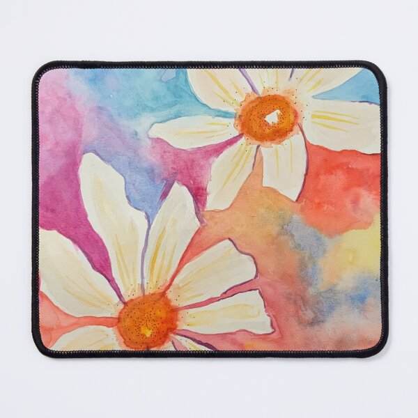 Item preview, Large abstract daisies designed and sold by donnaheronart.