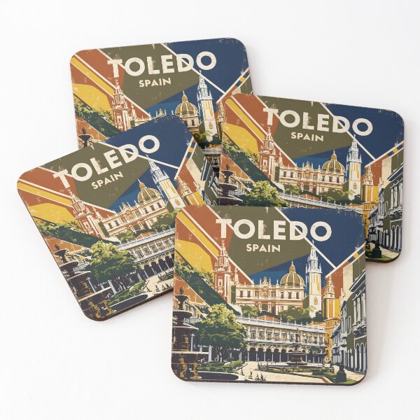 Item preview, Toledo Spain Vintage Travel Tourism designed and sold by TravelersGems.