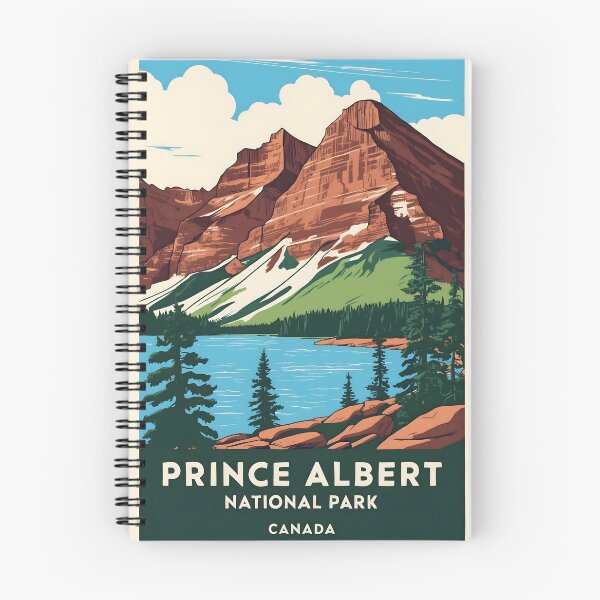 Item preview, Prince Albert National Park Canada Vintage Travel Tourism  designed and sold by TravelersGems.