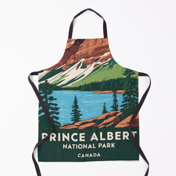 Item preview, Prince Albert National Park Canada Vintage Travel Tourism designed and sold by TravelersGems.