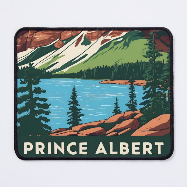 Item preview, Prince Albert National Park Canada Vintage Travel Tourism designed and sold by TravelersGems.