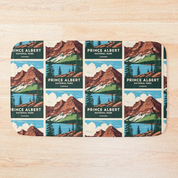 Item preview, Prince Albert National Park Canada Vintage Travel Tourism  designed and sold by TravelersGems.