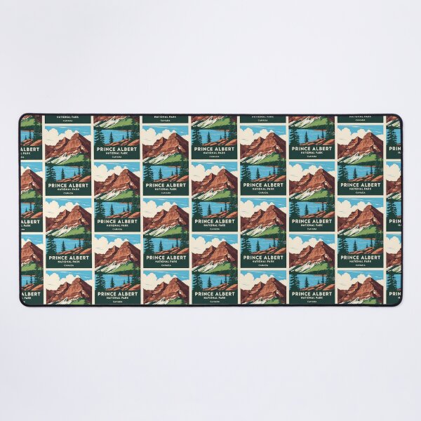 Item preview, Prince Albert National Park Canada Vintage Travel Tourism designed and sold by TravelersGems.