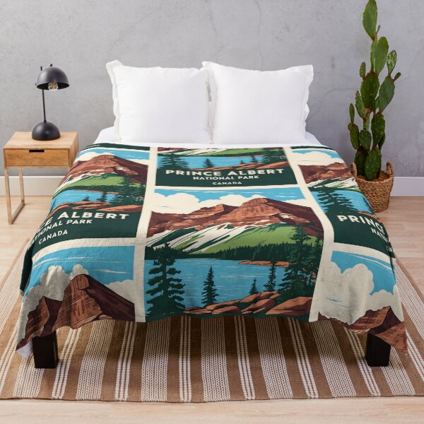 Item preview, Prince Albert National Park Canada Vintage Travel Tourism  designed and sold by TravelersGems.