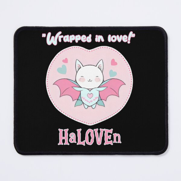 Item preview, Cute HaLOVEn Bat "Wrapped in Love" Heart Design designed and sold by Prime-Studio.