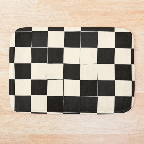 Item preview, Patrón de tablero de ajedrez en blanco y negro designed and sold by InkyFigment.