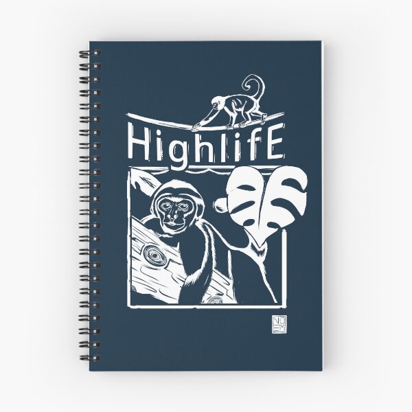 Item preview, Monkey Highline White Print designed and sold by Noem-Prints.