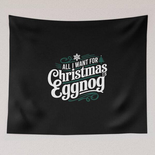Item preview, All I Want for Christmas is Eggnog  designed and sold by These_Prints.