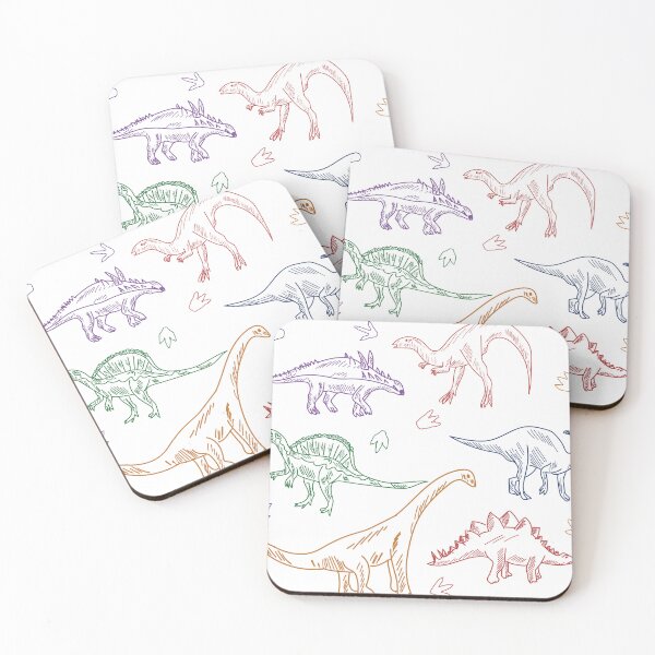 Item preview, Dinosaur skeleton set diplodocus, triceratops, t-rex, stegosaurus, parasaurolophus etc. designed and sold by melektesla.