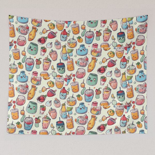 Item preview, Cute drinks and fruits. designed and sold by Fazlijaa123.