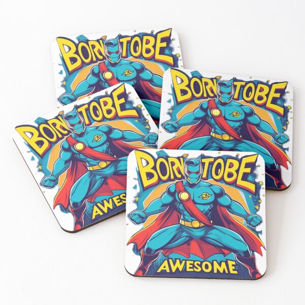 Item preview, Original digital drawing art -born to be awesome designed and sold by Jelena Vučković.