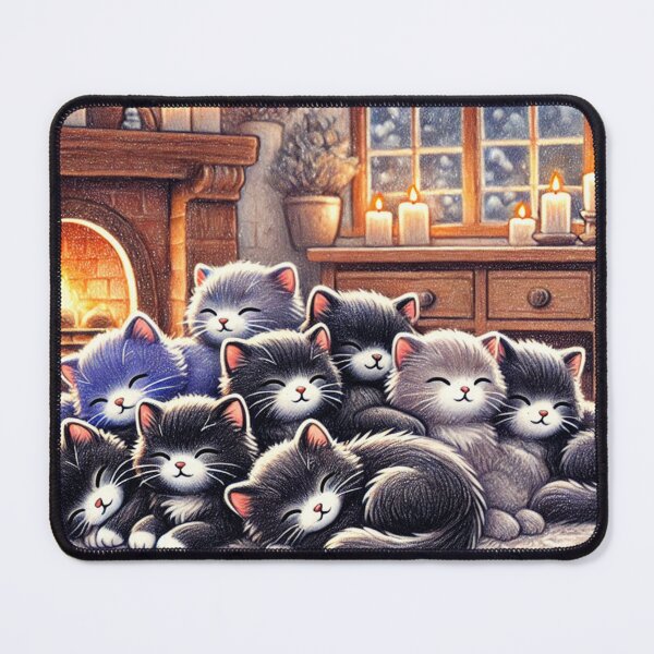 Item preview, Pile of Sleepy Kittens designed and sold by RandomlyNamed.