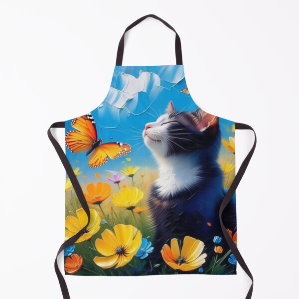 Item preview, Drenched Cat in Flower designed and sold by Mina100Art.