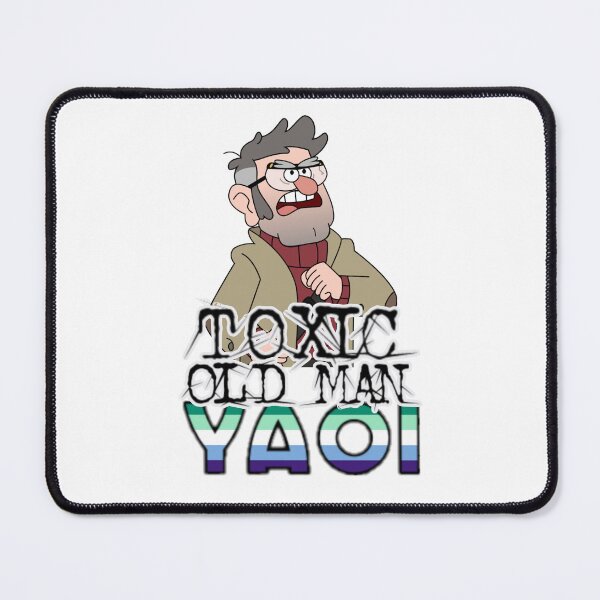 Item preview, Meme Yaoi del anciano tóxico de Stanford Pines Gravity Falls designed and sold by feardeargcrafts.