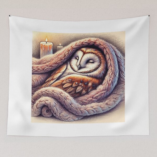 Item preview, Sleeping Owl designed and sold by RandomlyNamed.